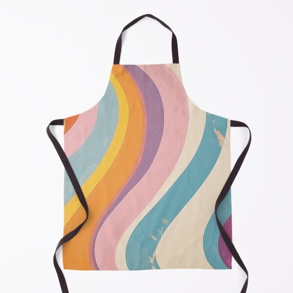 Item preview, Colorful Retro Style Rainbow Wavy Lines designed and sold by GrinGalore.