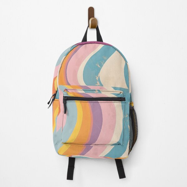 Item preview, Colorful Retro Style Rainbow Wavy Lines designed and sold by GrinGalore.