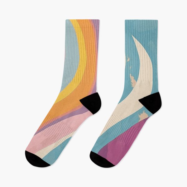 Item preview, Colorful Retro Style Rainbow Wavy Lines designed and sold by GrinGalore.