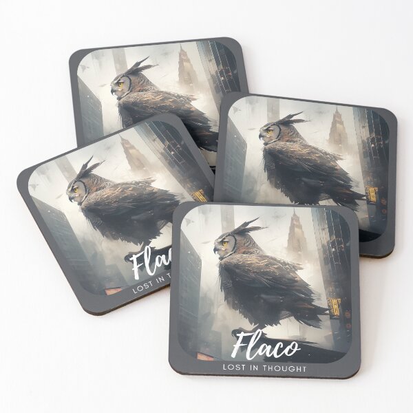 Item preview, Flaco lost in thought (transparent background) designed and sold by Mecha Brave Studio.