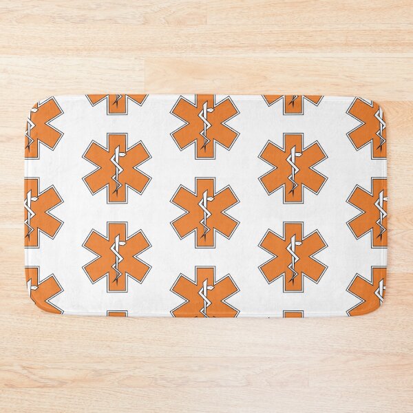 Item preview, White on Orange Star of Life designed and sold by Mothrrr.