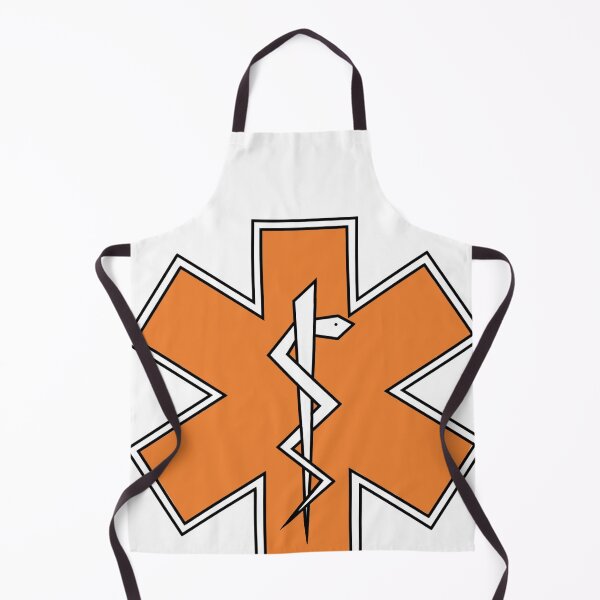 Item preview, White on Orange Star of Life designed and sold by Mothrrr.