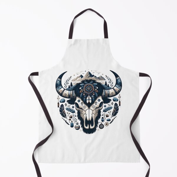 Item preview, Bison Skull Decorated designed and sold by Bomba Visual.