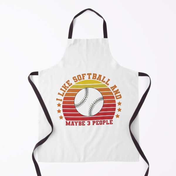 Item preview, I Like Softball and Maybe 3 People designed and sold by ThreadBeat.