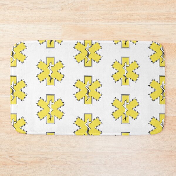 Item preview, White on Yellow Star of Life designed and sold by Mothrrr.