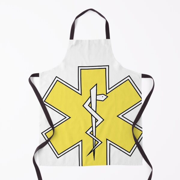 Item preview, White on Yellow Star of Life designed and sold by Mothrrr.