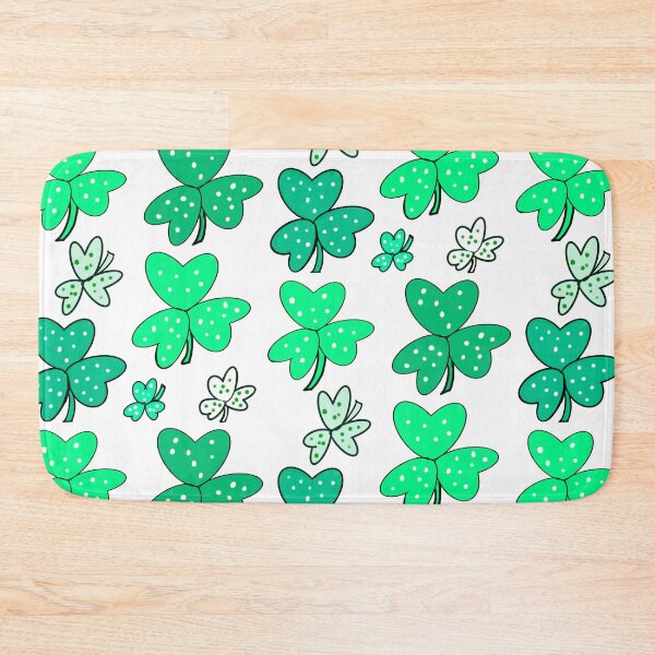 Item preview, Clover Shamrocks - green three leaf clovers shamrock. The best Irish gift ideas designed and sold by Artonmytee.