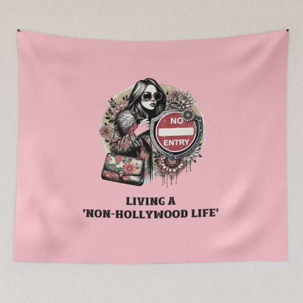 Item preview, Living a 'non-Hollywood life' designed and sold by HeadTurningArt.