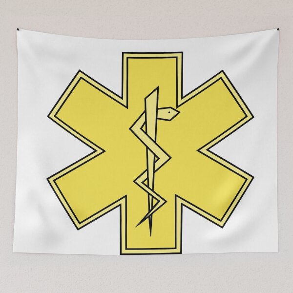 Item preview, Yellow on Yellow Star of Life designed and sold by Mothrrr.