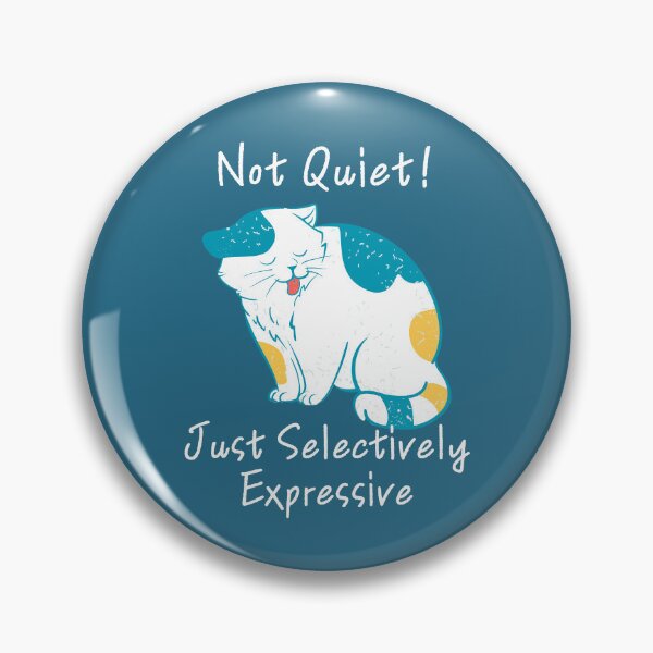 Item preview, Introvert Quote, Cat Expression  - Not Quiet, Just Selectively Expressive designed and sold by pocketart2023.
