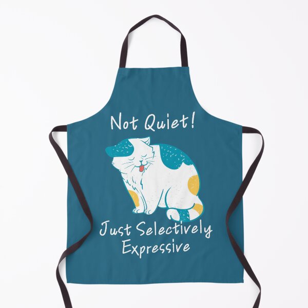 Item preview, Introvert Quote, Cat Expression  - Not Quiet, Just Selectively Expressive designed and sold by pocketart2023.
