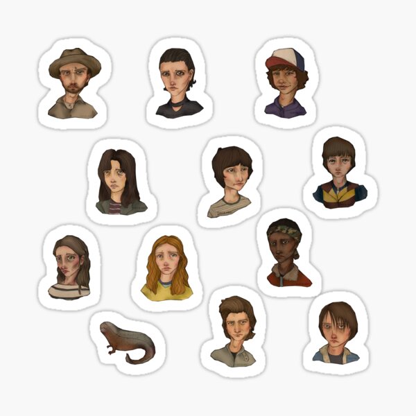 STRANGER THINGS Character Card & Stickers WILL BYERS ST-7, 7 of 20 & 7 of 10