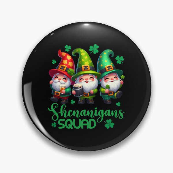 Item preview, St Patricks Day Shenanigans Squad Gnomes Green Funny designed and sold by MTRBSK11.