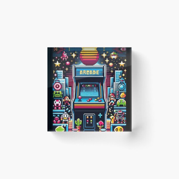 Item preview, Retro arcade masterpiece designed and sold by Elitekampfei.