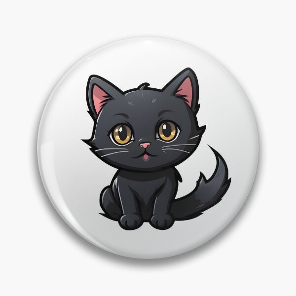 Artikelvorschau, Süße schwarze Katze entworfen und verkauft von PowesomePets.