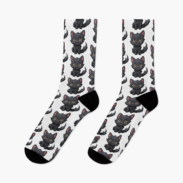 Item preview, Cute Black Cat designed and sold by PowesomePets.
