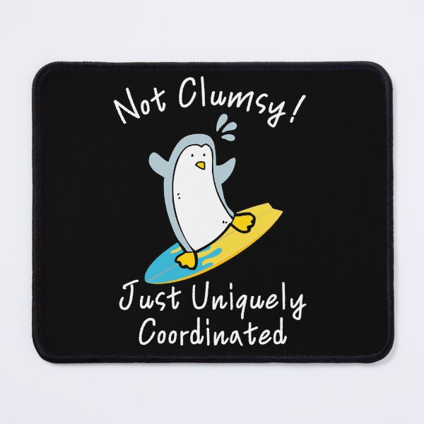 Item preview, Penguin Surf - Not Clumsy, Just Uniquely Coordinated designed and sold by pocketart2023.