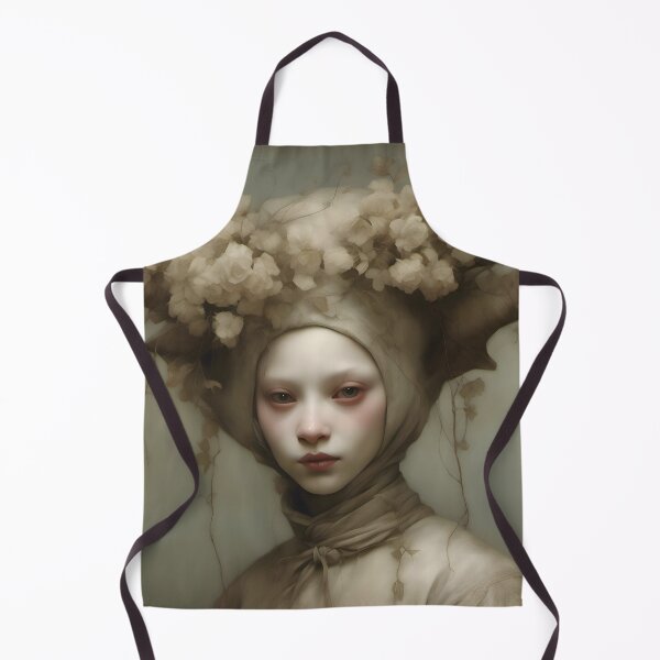 Item preview, Creepy Child with Monstrous Headdress designed and sold by Pixel Press Prints.