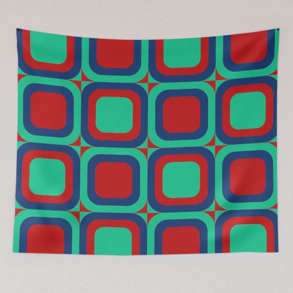Item preview, retro 1970s style abstract pattern designed and sold by pauloneill-art.