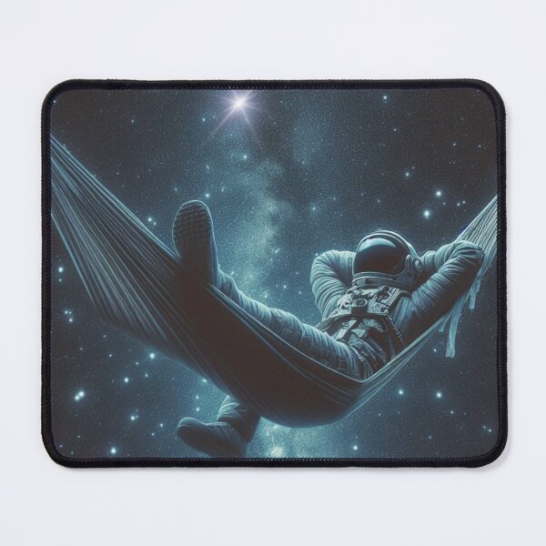 Item preview, cosmos astronaut funny surreal space cosmonaut hammock nap designed and sold by MaciejPetelski.