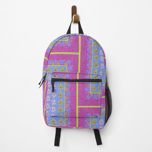 Item preview, Bedoni pattern with pink and blue designed and sold by Flowersonstuff.