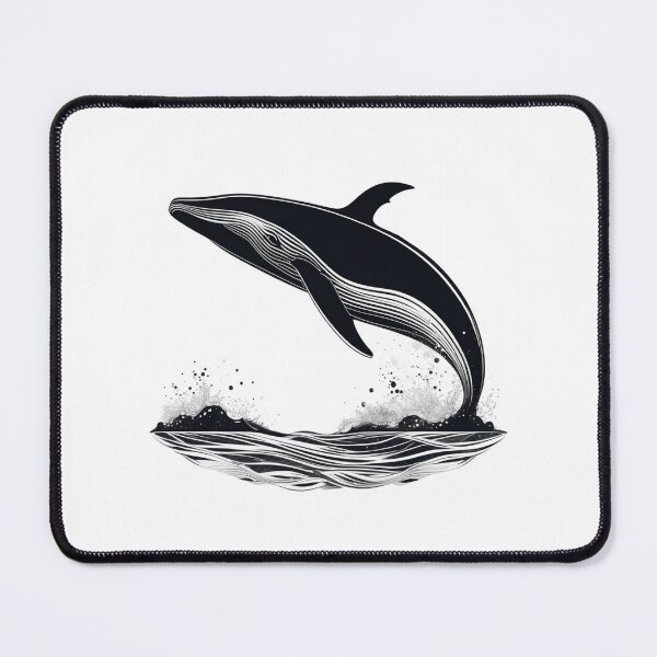 Item preview, A whale leaping out of the sea designed and sold by JangmiHorang.