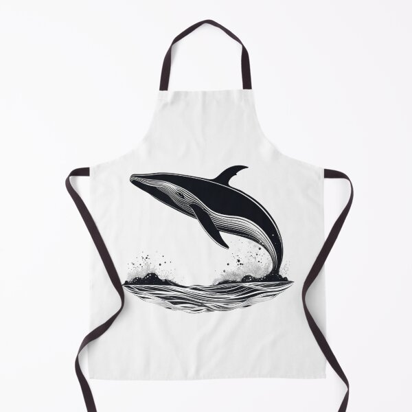 Item preview, A whale leaping out of the sea designed and sold by JangmiHorang.