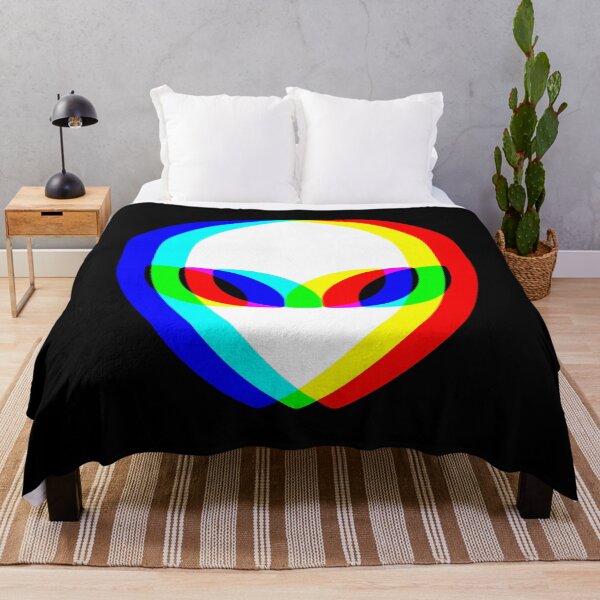 Item preview, Alien Head Trippy EDM Techno House Rave Music designed and sold by kakarikihill.