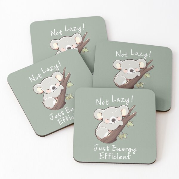 Item preview, Koala Kalm Energy - Not Lazy, Just Energy Efficient designed and sold by pocketart2023.