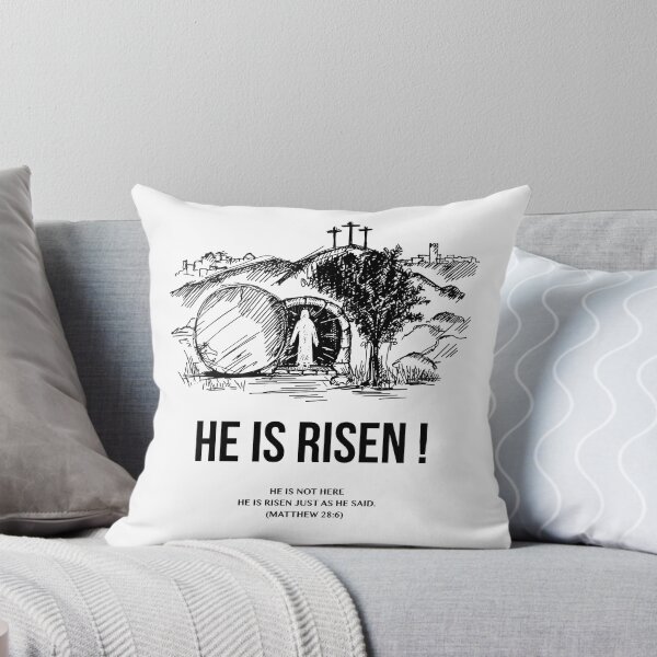 Item preview, He is Risen | Resurrection | Matthew 28:6 designed and sold by Short-Gospel.