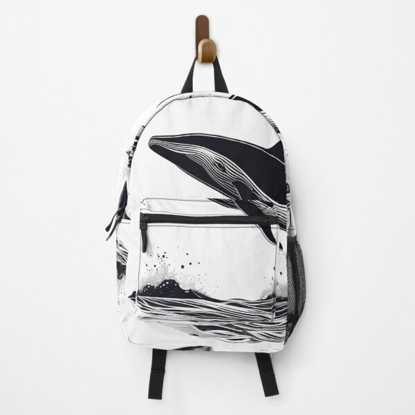 Item preview, A whale leaping out of the sea designed and sold by JangmiHorang.