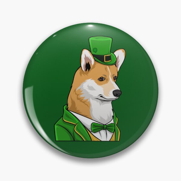 Item preview, Saint Patrick Corgi designed and sold by noahsian777.