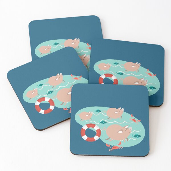 Item preview, Swimming Pig designed and sold by AnulaArt.
