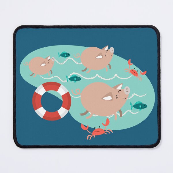 Item preview, Swimming Pig designed and sold by AnulaArt.