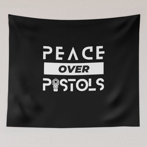 Item preview,  funny anti gun Peace Over Pistol  march for our lives designed and sold by MotivaChic.