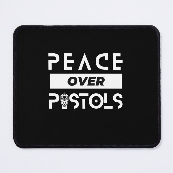Item preview, funny anti gun Peace Over Pistol march for our lives designed and sold by MotivaChic.