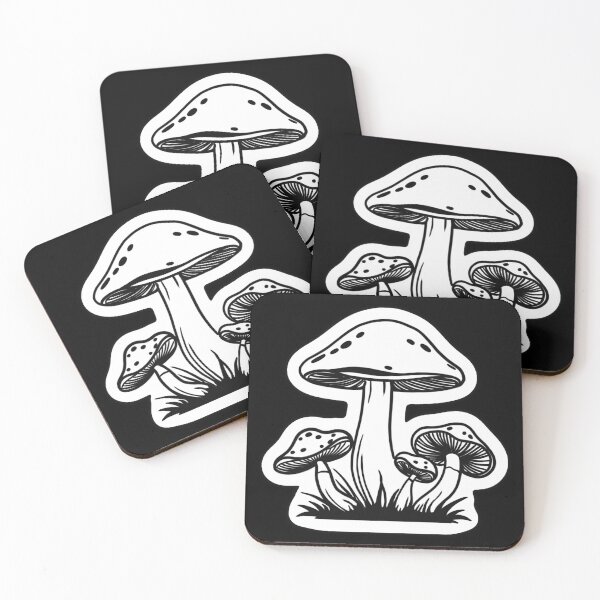 Item preview, 4 Mushrooms - the Family Sticker designed and sold by susyrdesign.