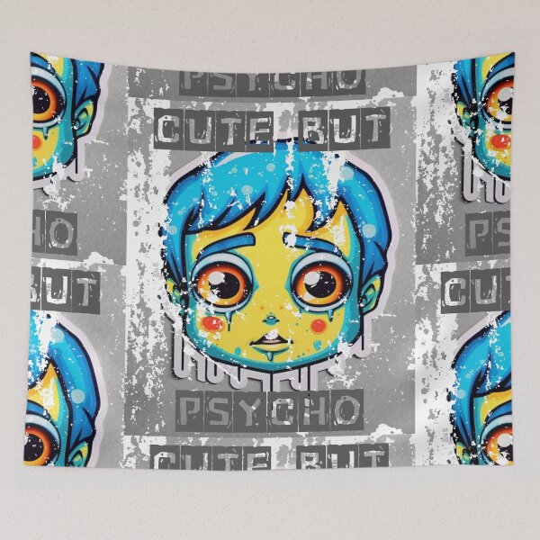 Aperçu de l'œuvre "Mignon mais psychopathe" créée et vendue par LuNkyRose.