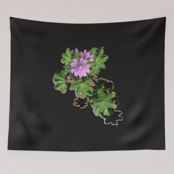 Item preview, " La grande mauve" (= Malva sylvestris) designed and sold by Isa-Isarielle.