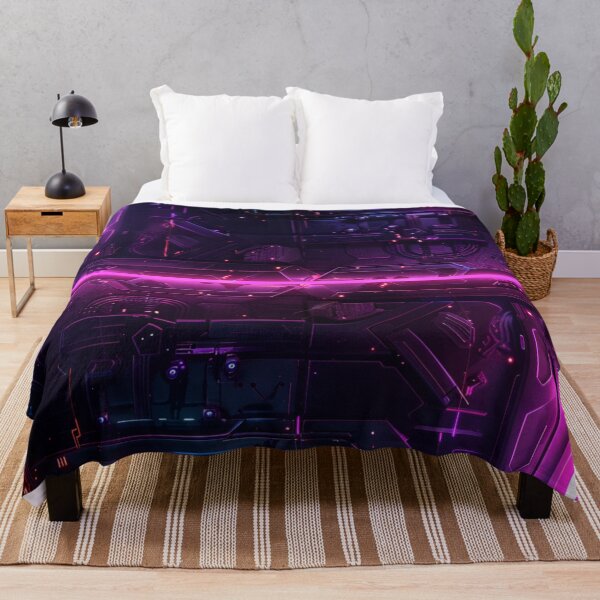 Item preview, Cyberpunk Future Neon Texture Pattern designed and sold by GrinGalore.
