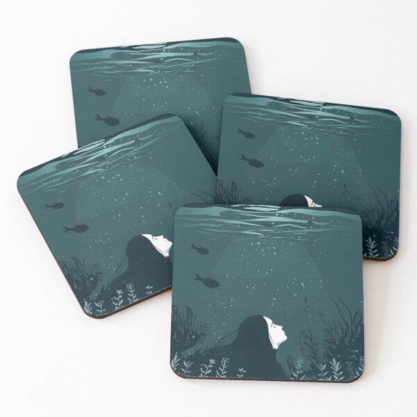 Item preview, A mermaid under the water designed and sold by HappyStickBike.