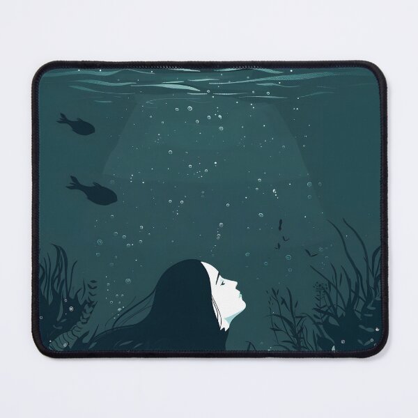 Item preview, A mermaid under the water designed and sold by HappyStickBike.