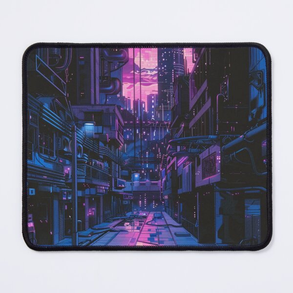 Item preview, Cyberpunk Future Cityscape Neon Pattern designed and sold by GrinGalore.