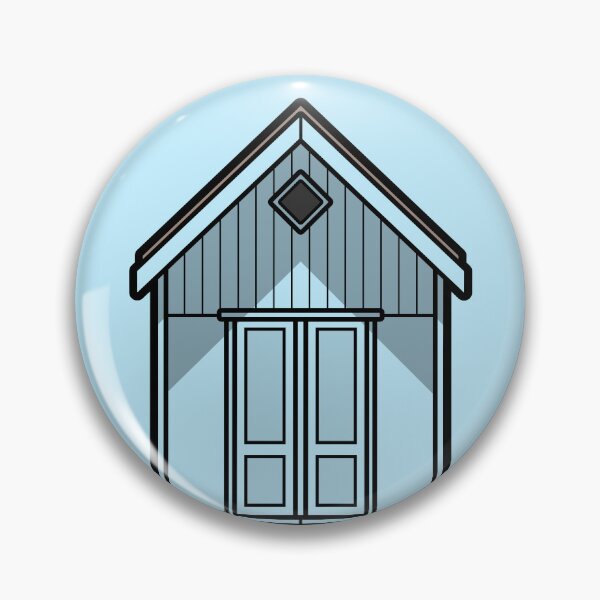 Item preview, Blue Beach Hut designed and sold by We Are Wilde.