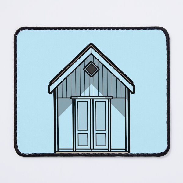 Item preview, Blue Beach Hut designed and sold by We Are Wilde.