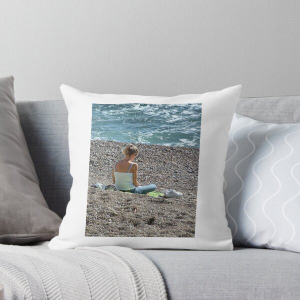 Item preview, Girl sitting on the beach designed and sold by Luis J. de la Fuente.