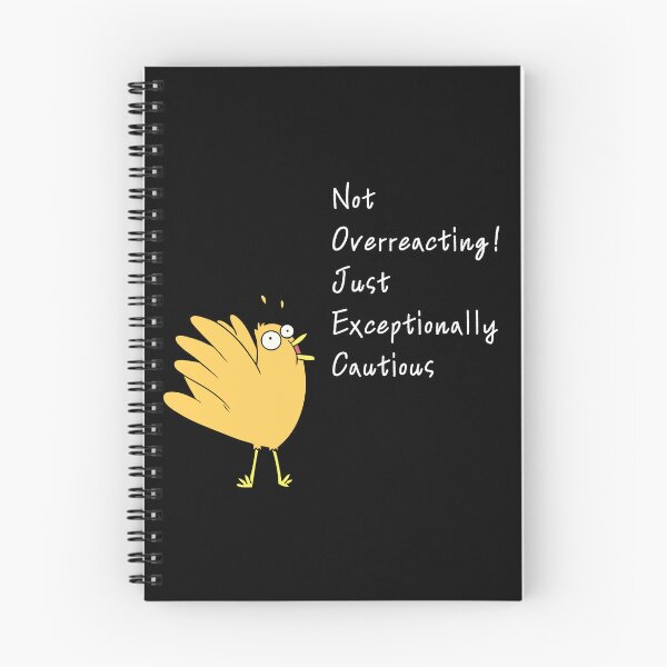 Item preview, Cautiously quirky Bird - Not overreacting, just exceptionally cautious designed and sold by pocketart2023.