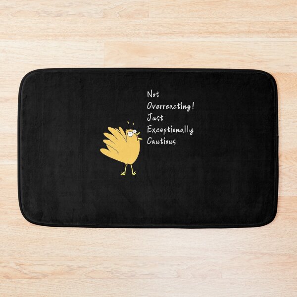 Item preview, Cautiously quirky Bird - Not overreacting, just exceptionally cautious designed and sold by pocketart2023.