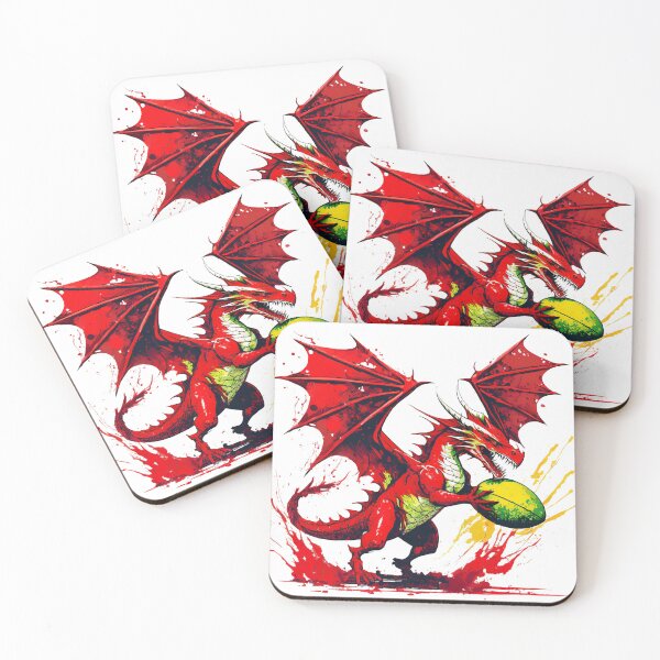 Item preview, Welsh Rugby Red Dragon designed and sold by MandWthings.