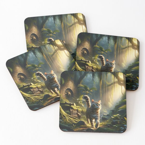 Item preview, Wild Explorer: The Ocicat in his Kingdom of Adventure designed and sold by ArtemioVisions.